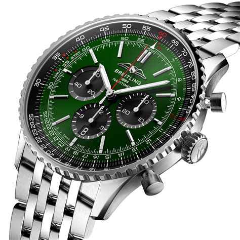 breitling 46mm wrist|Breitling chronograph.